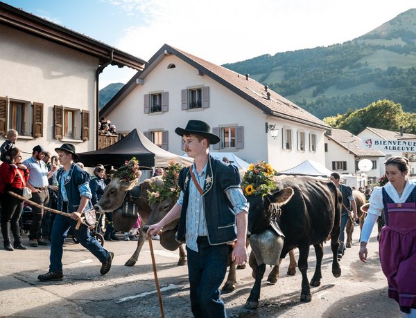 Alpabzug Albeuve Mathilde Gremaud