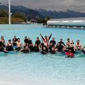 participants dans l'eau 
