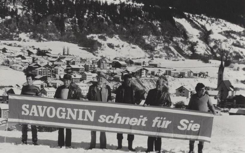 Der Bau und der Betrieb der Schneeanlage in Savognin löste grosses Interesse aus.  
