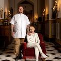 Der dänische Küchenchef Eric Vildgaard und seine Frau Tina Kragh sind während zwei rund Monaten im Badrutt's Palace Hotel in St. Moritz tätig.