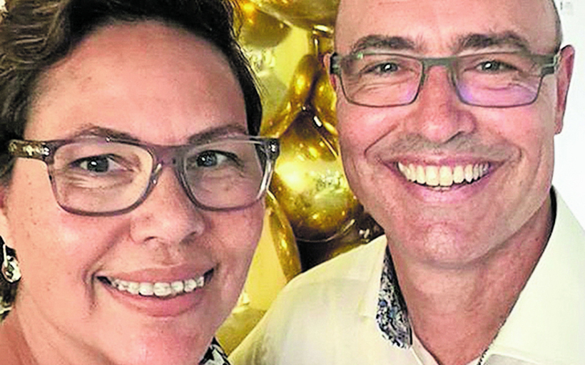 Bruno Fallegger mit Frau Natalie