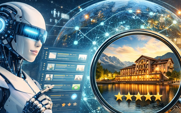 Symbolbild KI und Reiseverhalten