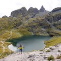 Hitzegeplagte Gäste wandern in der Schweiz