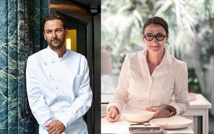 Daniel Humm und Anne Sophie Pic verbinden Spitzenküche mit Biodiversität und regionaler Verantwortung im Rahmen der neuen Unesco Partnerschaft.