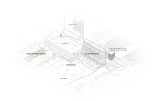 Das Projekt «Letziterrassen» soll in Zürich-Altstetten rund 140 Wohnungen und knapp 200 Hotelzimmer vereinen.