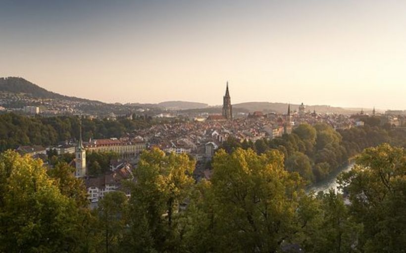 Altstadt von Bern: Blick vom Rosengarten