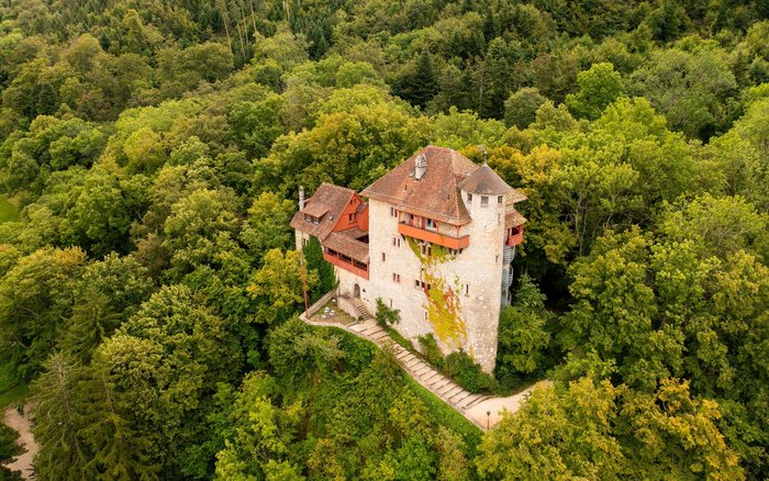 Jugenherberge Mariastein von oben