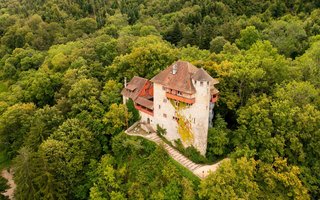 Jugenherberge Mariastein von oben