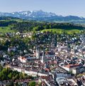 St.Gallen Stadt aus der Vogelperspektive