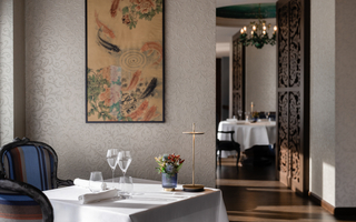 Das neu gestaltete Interieur des Da Vittorio St. Moritz verbindet zeitgemässes Design mit der Eleganz des Carlton Hotel St. Moritz.