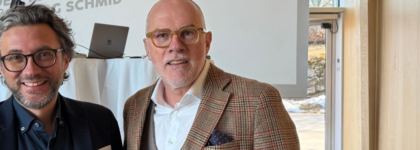 Andrin Willi mit Jürg Schmid