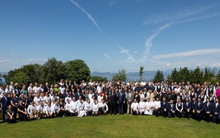 équipes de l'Evian Resort 