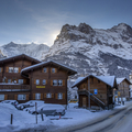 Grindelwald Dorf Winter