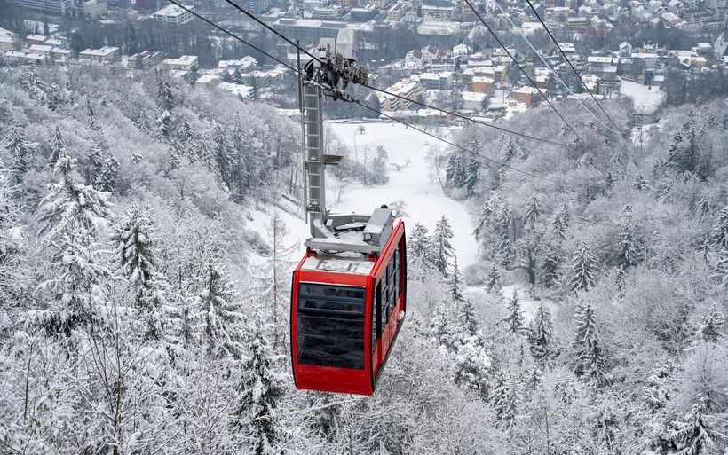 Die Felseneggbahn im Winter